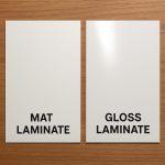 فرق لمینت مات و براق