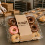 بسته بندی دونات برای فروش