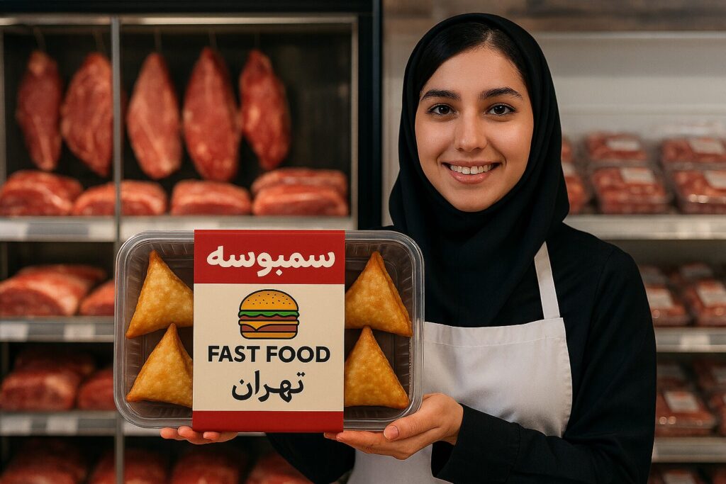 بسته بندی سمبوسه برای فروش