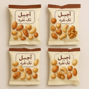 بسته بندی آجیل تک نفره