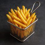 ظرف سیب زمینی سرخ کرده فلزی