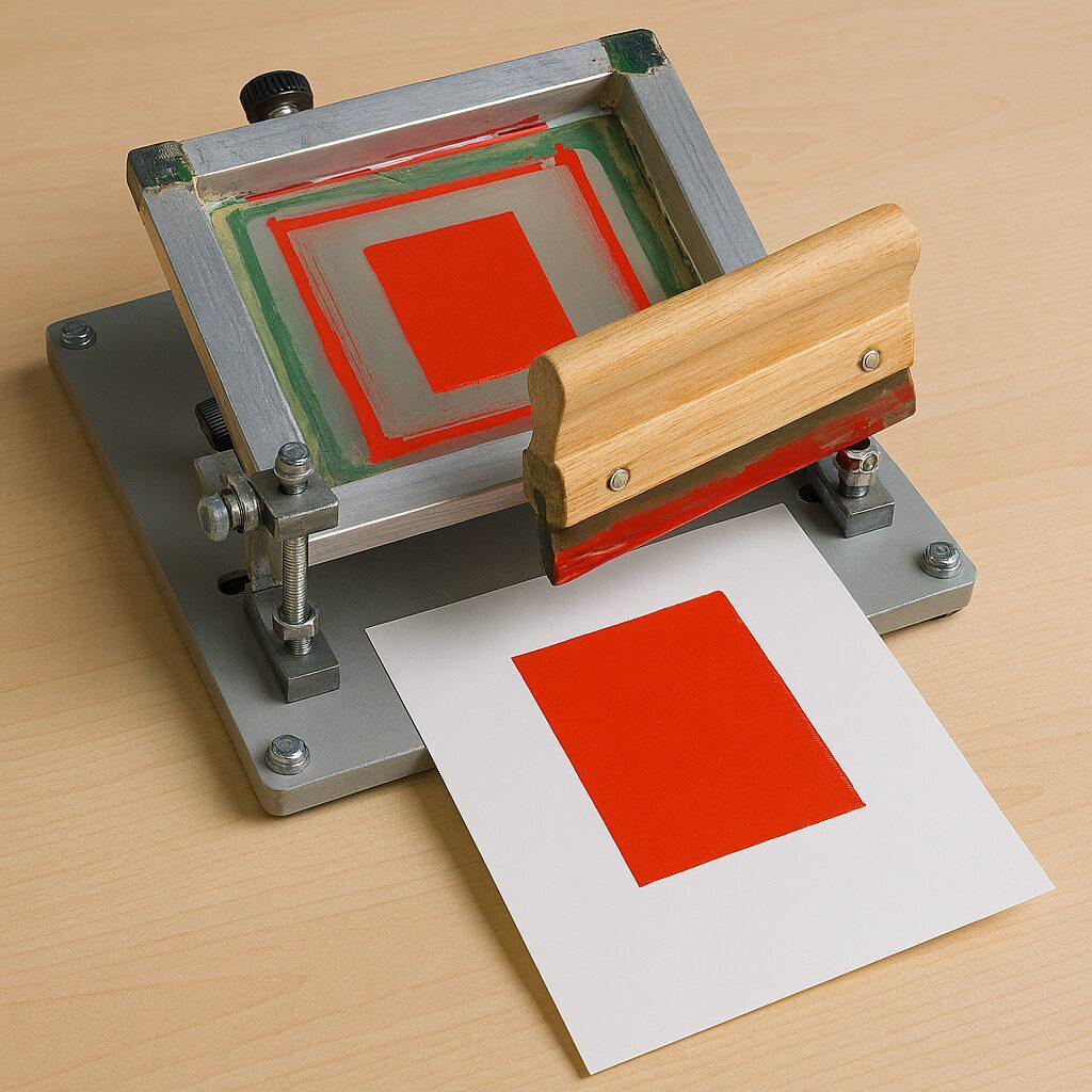 چاپ سیلک روی کاغذ