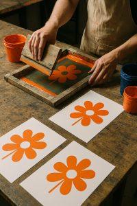 چاپ سیلک روی کاغذ