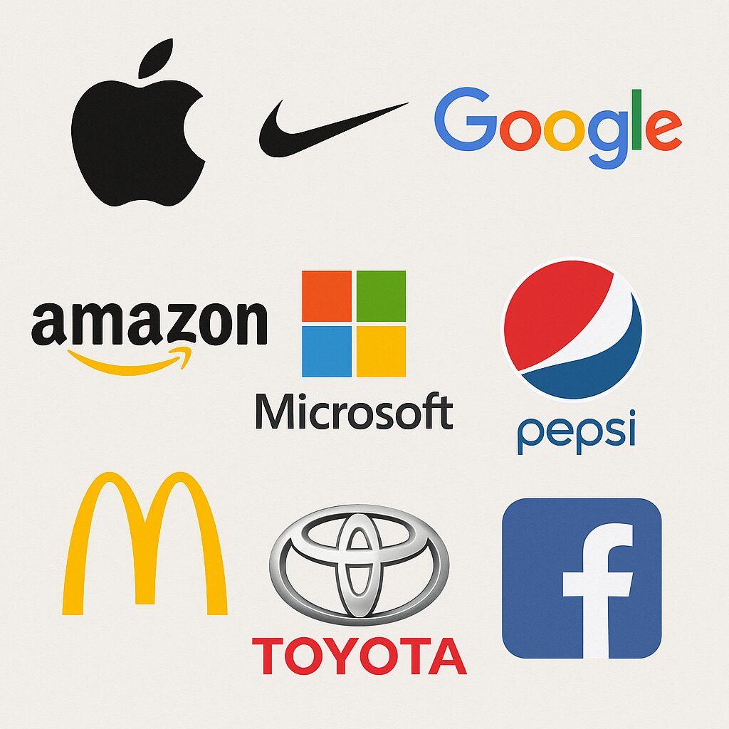 معنی لوگو های معروف
