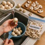 طرز شستن و نگهداری قارچ در فریزر