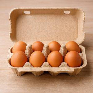 بسته بندی تخم مرغ محلی