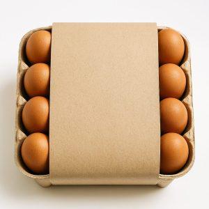 بسته بندی تخم مرغ محلی