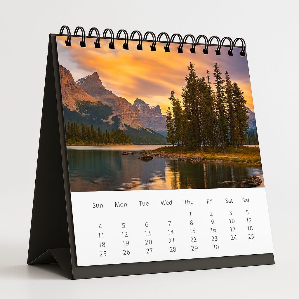 چاپ تقویم رومیزی با عکس دلخواه