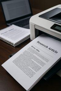 موسسات چاپ مقاله علمی پژوهشی