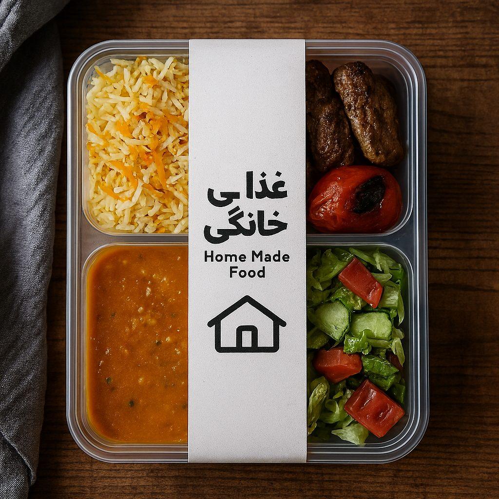 بسته بندی غذای خانگی