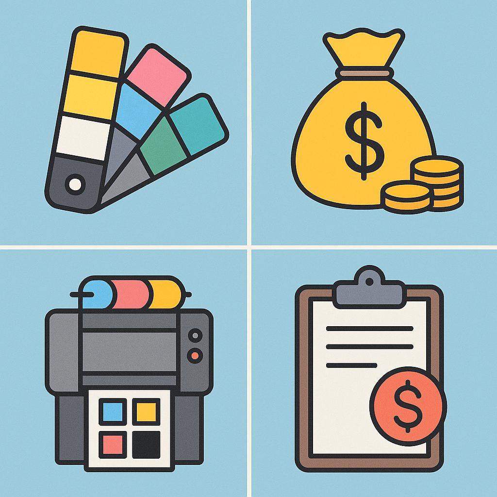 هزینه چاپ افست چگونه محاسبه می‌شود؟